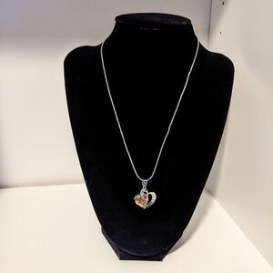 Elegant Heart Pendant Necklace